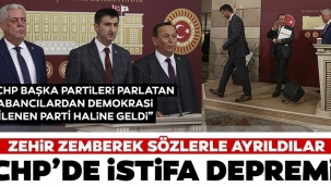 CHP'DE 10 ARALIK DEPREMİ! 3 VEKİL İSTİFA ETTİ !