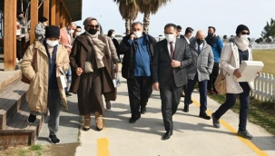 Samsun'da elde kalan golf sahası Katar Emiri'nin teyzesine sunuldu