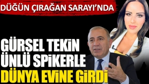 CHPli Gürsel Tekin Çırağan Sarayında ünlü sunucu ile evlendi
