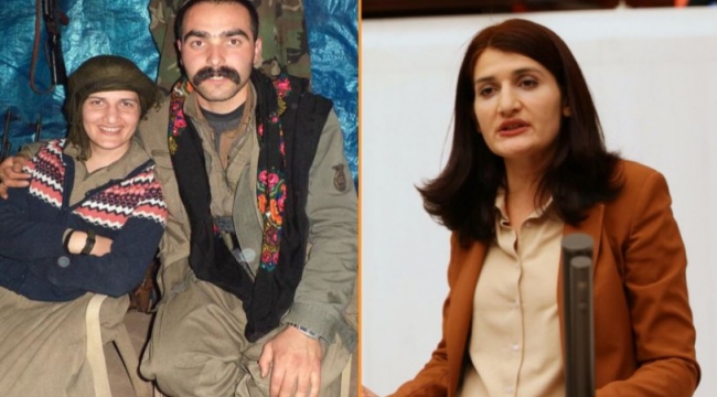 PKKlı terörist ile fotoğrafları çıkan HDPli Semra Güzel yurt dışına kaçtı iddiası!
