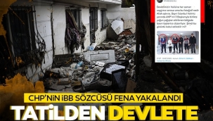 CHPnin İBB sözcüsü Tarık Balyalı tatilden devlete akıl verirken yakalandı!