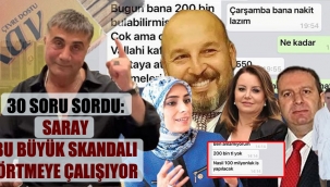 30 soru sordu: Saray bu büyük skandalı örtmeye çalışıyor