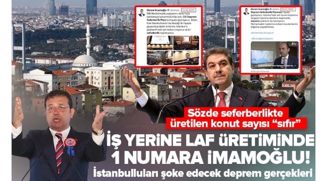 Deprem beklenen İstanbul'da Ekrem İmamoğlu'ndan şoke eden kararlar! İşte Ekrem İmamoğlu'nun kentsel dönüşüm karnesi.