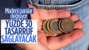 Madeni paraların boyutu küçülüyor 