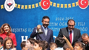BEŞİKTAŞ'TA YENİ EĞİTİM ÖĞRETİM YILI 100. YIL MUSTAFA KEMAL İLKOKULUNDA DÜZENLENEN TÖRENLE BAŞLADI