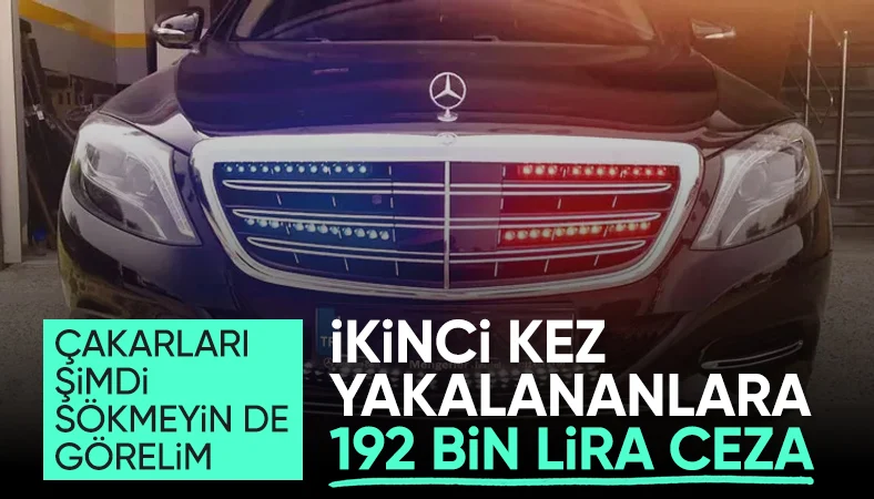 Çakarlı araç cezasını artıran kanun teklifi TBMM'de