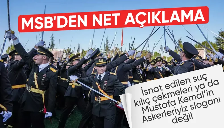 MSB'den "teğmenlerin kılıçlı yemini" hakkında açıklama: Mesele disiplinsizlik