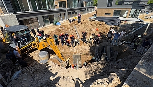 Çekmeköy'de inşaat alanında göçük: 1 işçi hayatını kaybetti