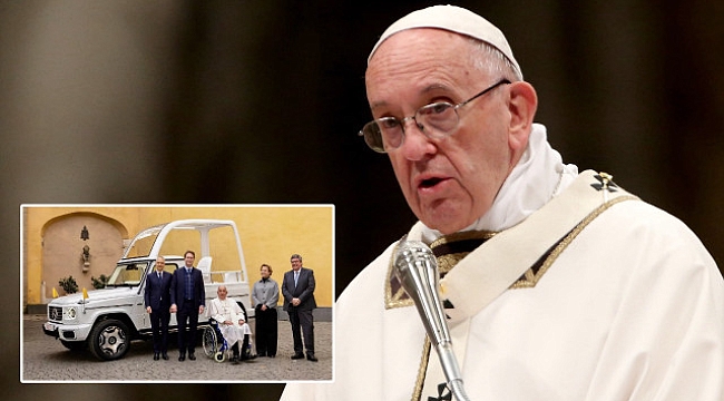 Papa Francis ölmeden önce Gazze için özel araçlarından birini bağışlamış