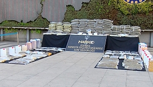 İstanbul'da uyuşturucu operasyonunda 512 kilogram uyuşturucu ele geçirild